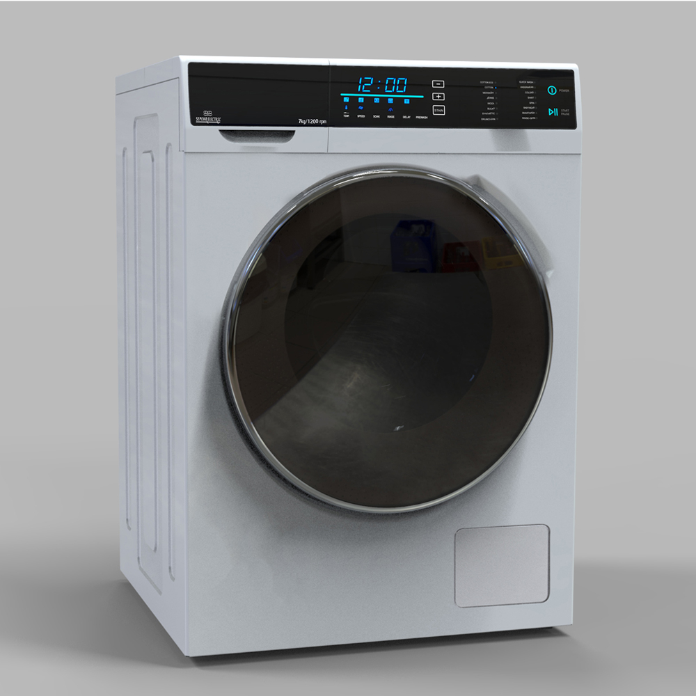 ماشین لباسشویی سپهر الکتریک مدل SE1299W ظرفیت 9 کیلوگرم