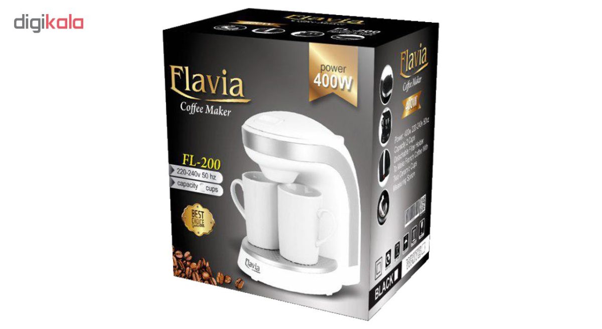 قهوه‌ساز فلاویا مدل FL-200W