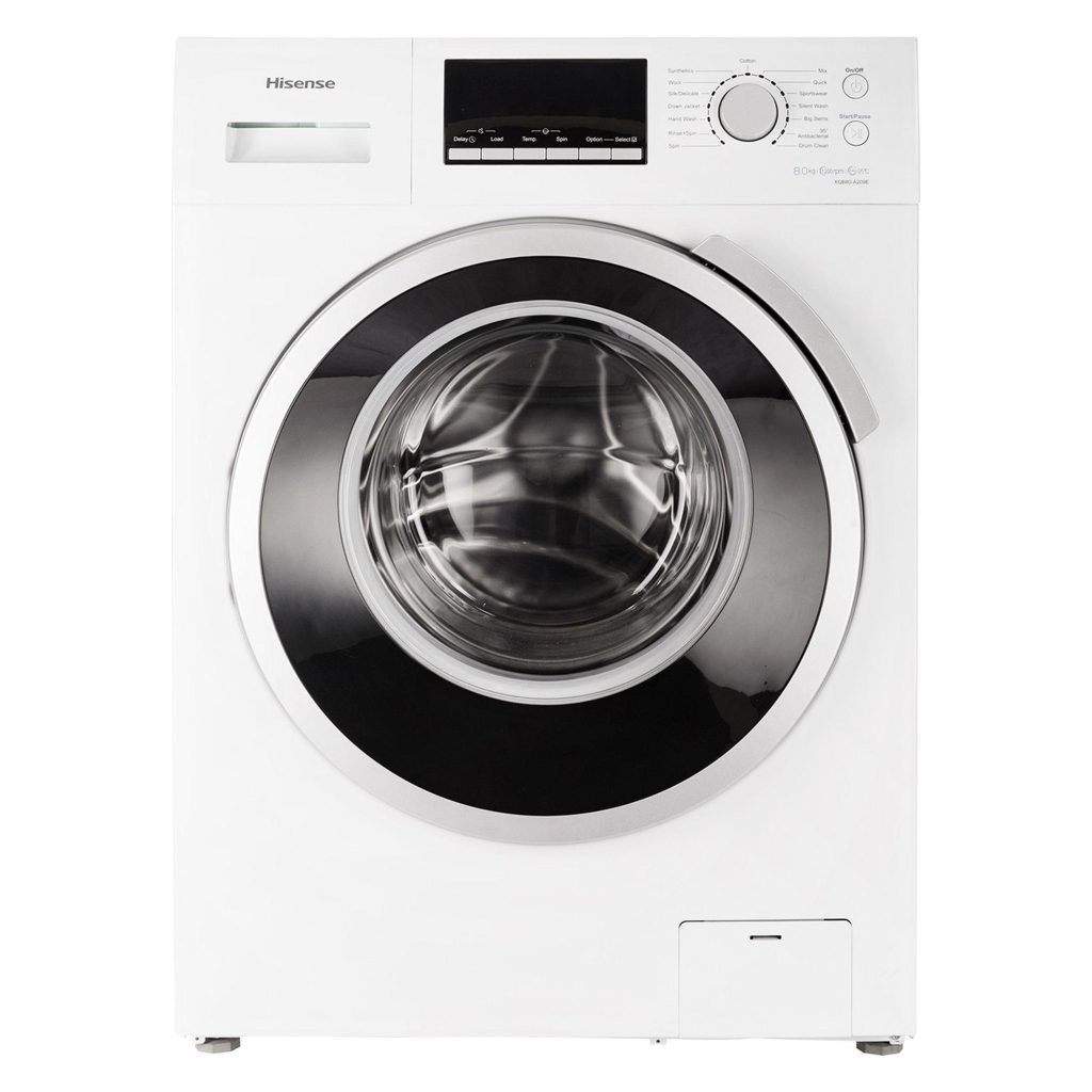 ماشین لباسشویی هایسنس مدل WFH8012D ظرفیت 8 کیلوگرم
