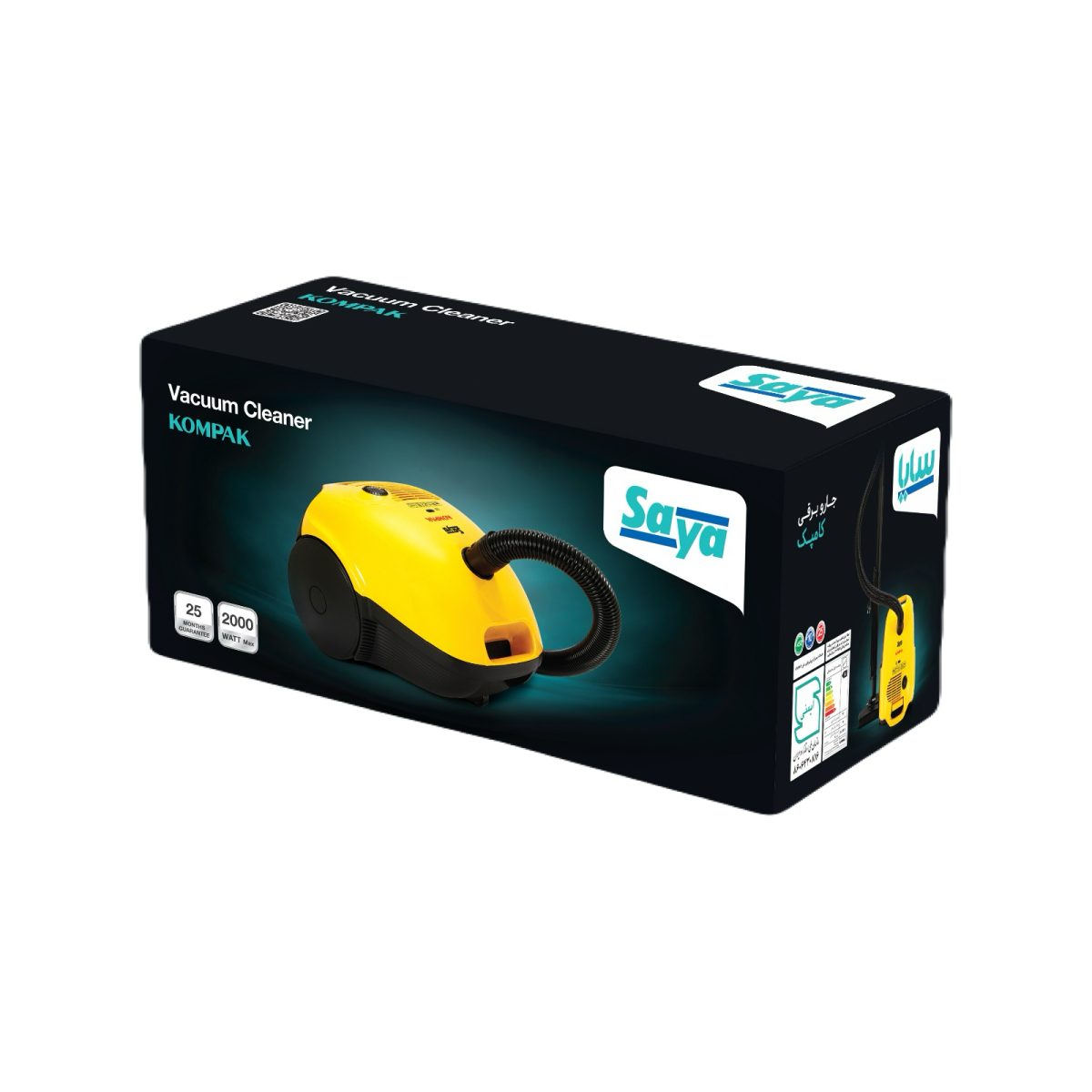 جاروبرقی 2000 وات سایا مدل کامپک