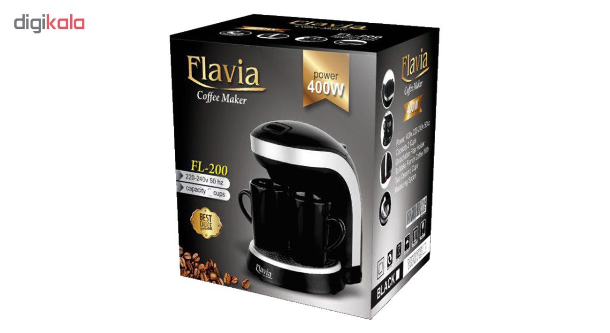 قهوه‌ساز فلاویا مدل FL-200W