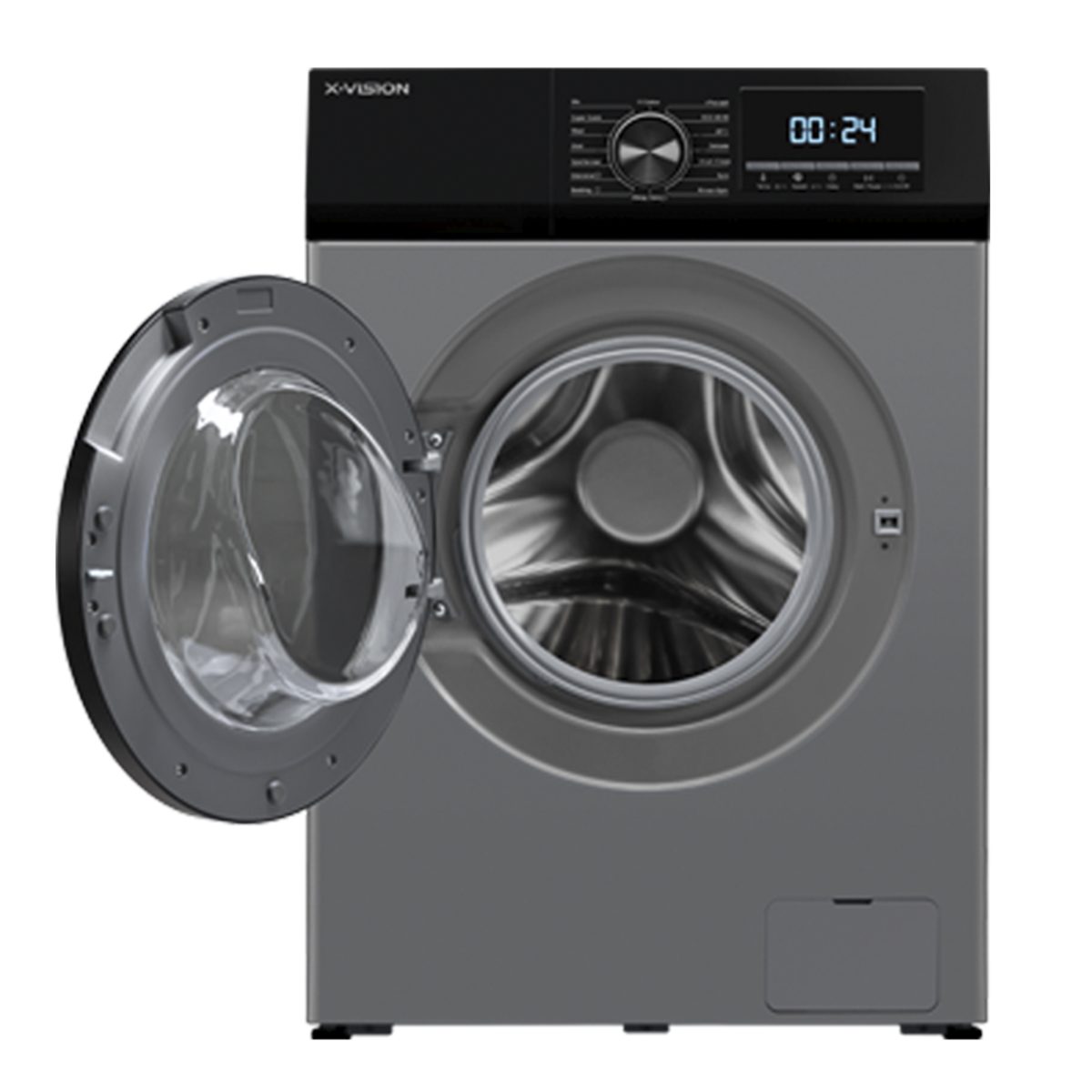 ماشین لباسشویی اتوماتیک ایکس ویژن مدل TP82-BSD ظرفیت 8 کیلوگرم